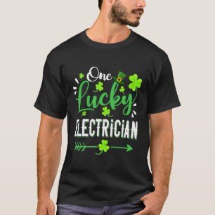 Camiseta Un afortunado electricista Shamrock Leprechaun Gor