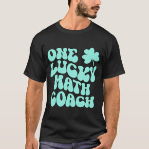 Camiseta Un afortunado entrenador de matemáticas en St Patr