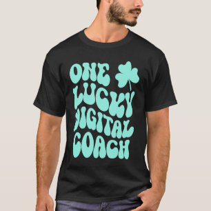 Camiseta Un afortunado entrenador digital St Patrick's Day