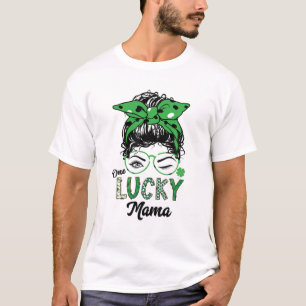 Camiseta Un afortunado Mama St Patrón De Punto Día De Patro