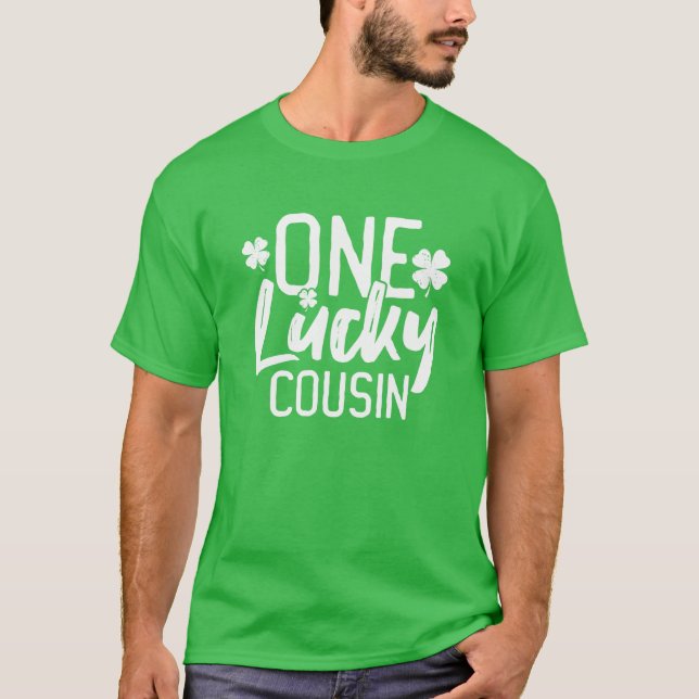 Camiseta Un afortunado primo St. Patrick's Day coincidiendo (Anverso)