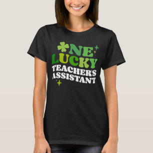 Camiseta Un afortunado profesor asistente irlandés C St Pat