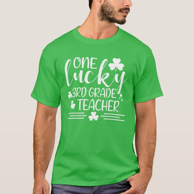 Camiseta Un afortunado profesor de 2º grado St Patricks Day (Anverso)