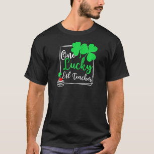 Camiseta Un afortunado profesor de escuela secundaria en el