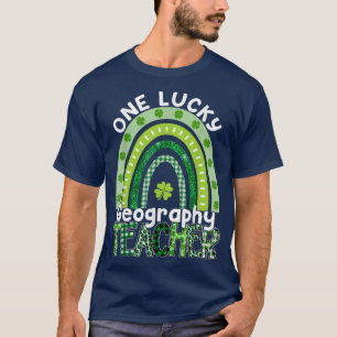 Camiseta Un afortunado profesor de geografía de St Patrick'