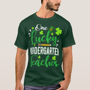 Camiseta Un afortunado profesor de guardería Lápiz Shamrock
