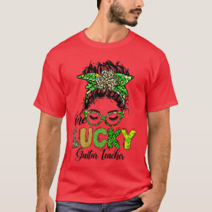 Camiseta Un afortunado profesor de guitarra feliz Día de St