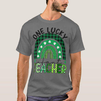 Camiseta Un afortunado profesor de infantes Rainbow St Patr