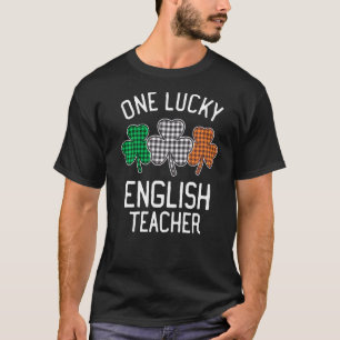 Camiseta Un afortunado profesor de inglés St Patrick's Day 