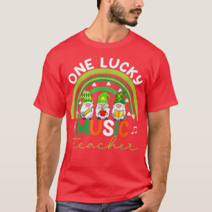 Camiseta Un afortunado profesor de música Rainbow Gnomes Sa