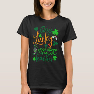 Camiseta Un afortunado profesor de música St Patricku2019s