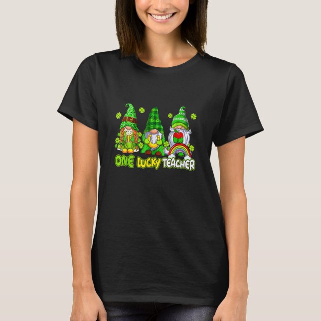 Camiseta Un afortunado profesor de nómadas St Patricks Day  (Anverso)