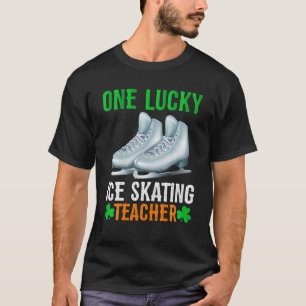 Camiseta Un afortunado profesor de patinaje sobre hielo St.