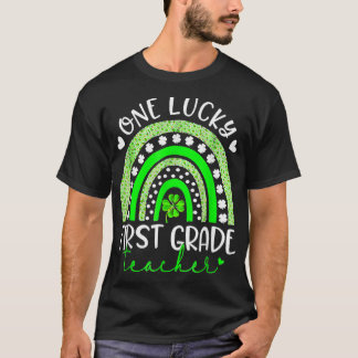 Camiseta Un afortunado profesor de primer grado feliz St Pa