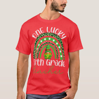 Camiseta Un afortunado profesor de quinto grado gana St Pat