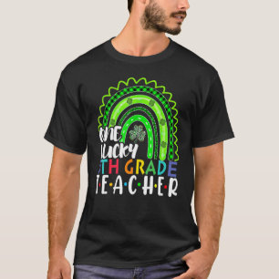 Camiseta Un afortunado profesor de quinto grado Rainbow St
