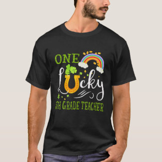 Camiseta Un afortunado profesor de quinto grado St Patrick'