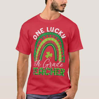Camiseta Un afortunado profesor de St Patrick's Day 5º grad