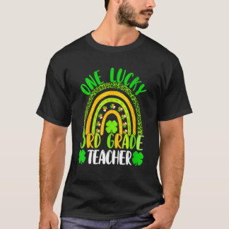 Camiseta Un afortunado profesor de tercer grado St. Patrick