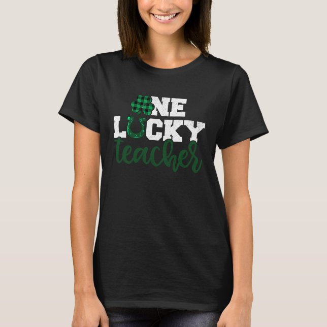 Camiseta Un afortunado profesor irlandés, St Patricks Day B (Anverso)