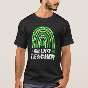 Camiseta Un afortunado profesor Montessori Rainbow St Patri