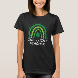 Camiseta Un afortunado profesor Rainbow St Patrick's Day Te
