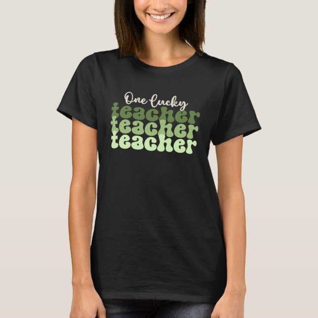 Camiseta Un afortunado profesor retro en escuela St Patrick (Anverso)