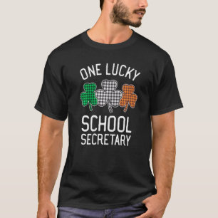 Camiseta Un afortunado secretario de escuela St Patrick's D