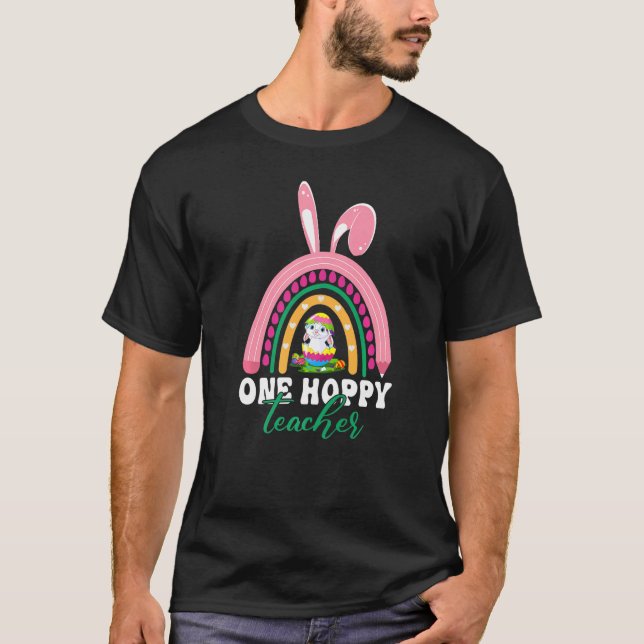 Camiseta Un agitado profesor feliz día del arcoiris (Anverso)