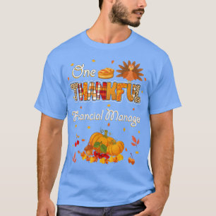 Camiseta Un Agradecido Gerente Financiero Cae Agradecimient