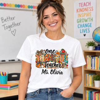 Camiseta Un agradecido maestro otoño y día de acción de gra