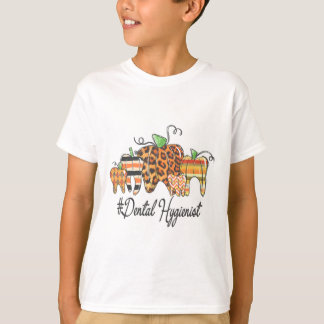 Camiseta Un Agradecido Otoño Higiénico Dental Thanksgi