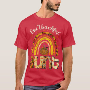 Camiseta Un agradecimiento a la tía Acción de Gracias Arcoi