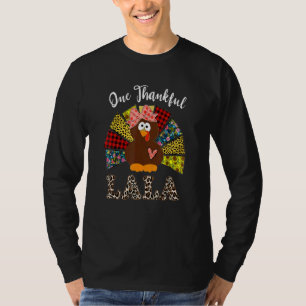 Camiseta Un agradecimiento a Lala Turkey Leopart Gracias 1