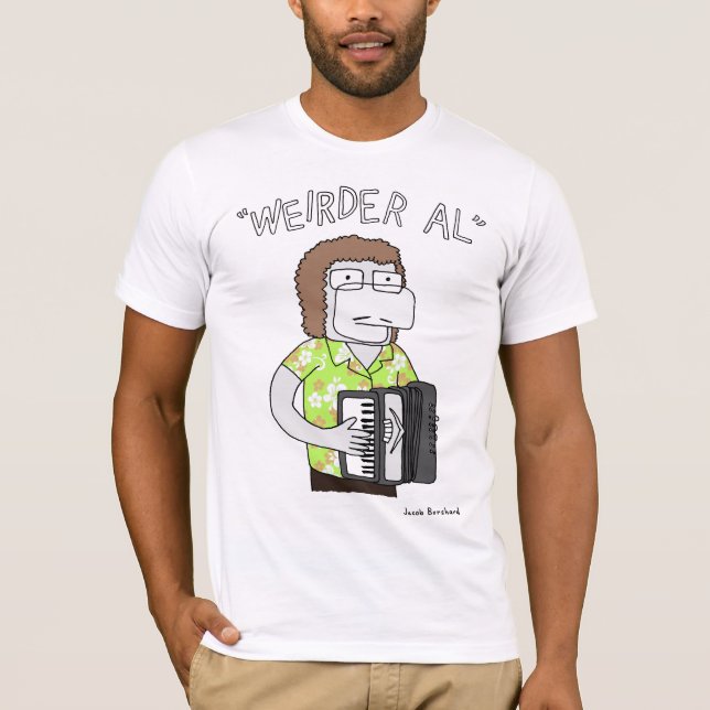 Camiseta Un "Al más extraño" en cal (Anverso)