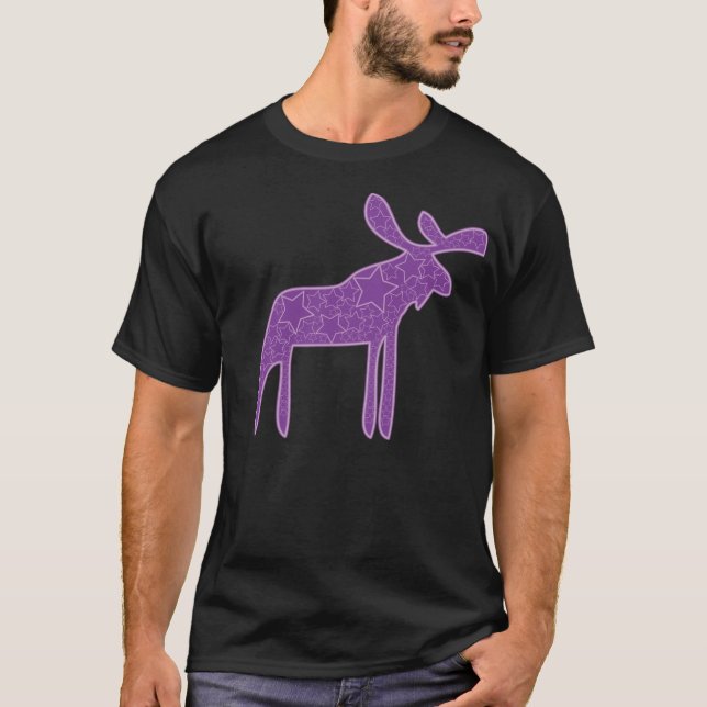 Camiseta Un alce galáctico (Anverso)