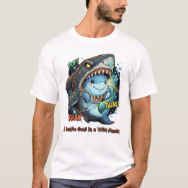 Camiseta Un alma gentil en una máscara salvaje Tiburón lind