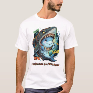 Camiseta Un alma gentil en una máscara salvaje Tiburón lind