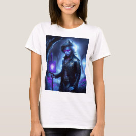 Camiseta Un Alma Perdida Se Gusta Por El Bosque Nocturno