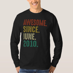 Camiseta Un alucinante cumpleaños de 12 años desde junio de