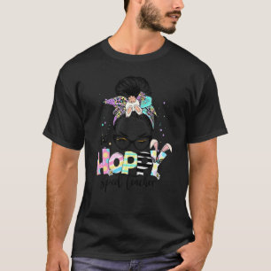 Camiseta Un amante profesor de peluca Bunny Leopard Messy B