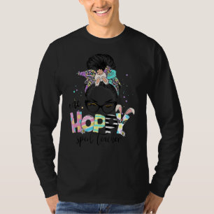 Camiseta Un amante profesor de peluca Bunny Leopard Messy B