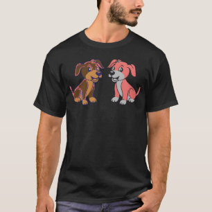 Camiseta Un amigo de diseño de perros divertido
