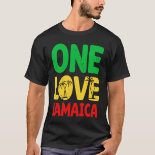 Camiseta Un Amor Jamaica I Rasta I Rastafari I Jamaicano Re