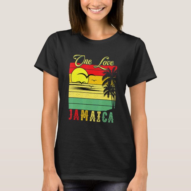 Camiseta Un amor Jamaica vacaciones de verano familia Vinta (Anverso)
