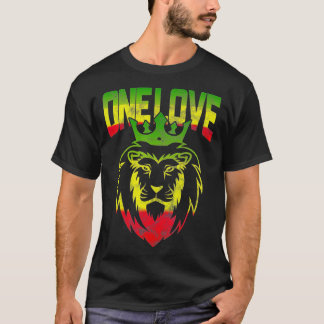 Camiseta Un amor rasta el orgullo jamaiquino reggae african