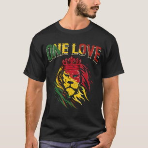 Camiseta Un amor rasta el orgullo jamaiquino reggae african