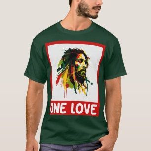 Camiseta Un amor rastafari rasta reggae