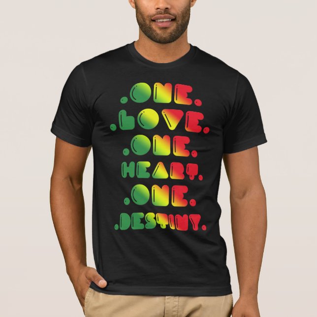CAMISETA UN AMOR, UN CORAZÓN, UN DESTINO (Anverso)