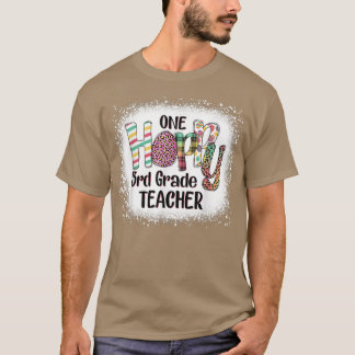 Camiseta Un amordazado profesor de tercer grado, leopardo, 